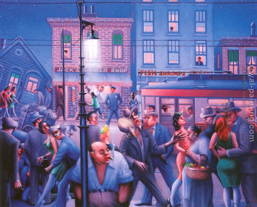 Archibald J Jr Motley : Casey and Mae in the Street